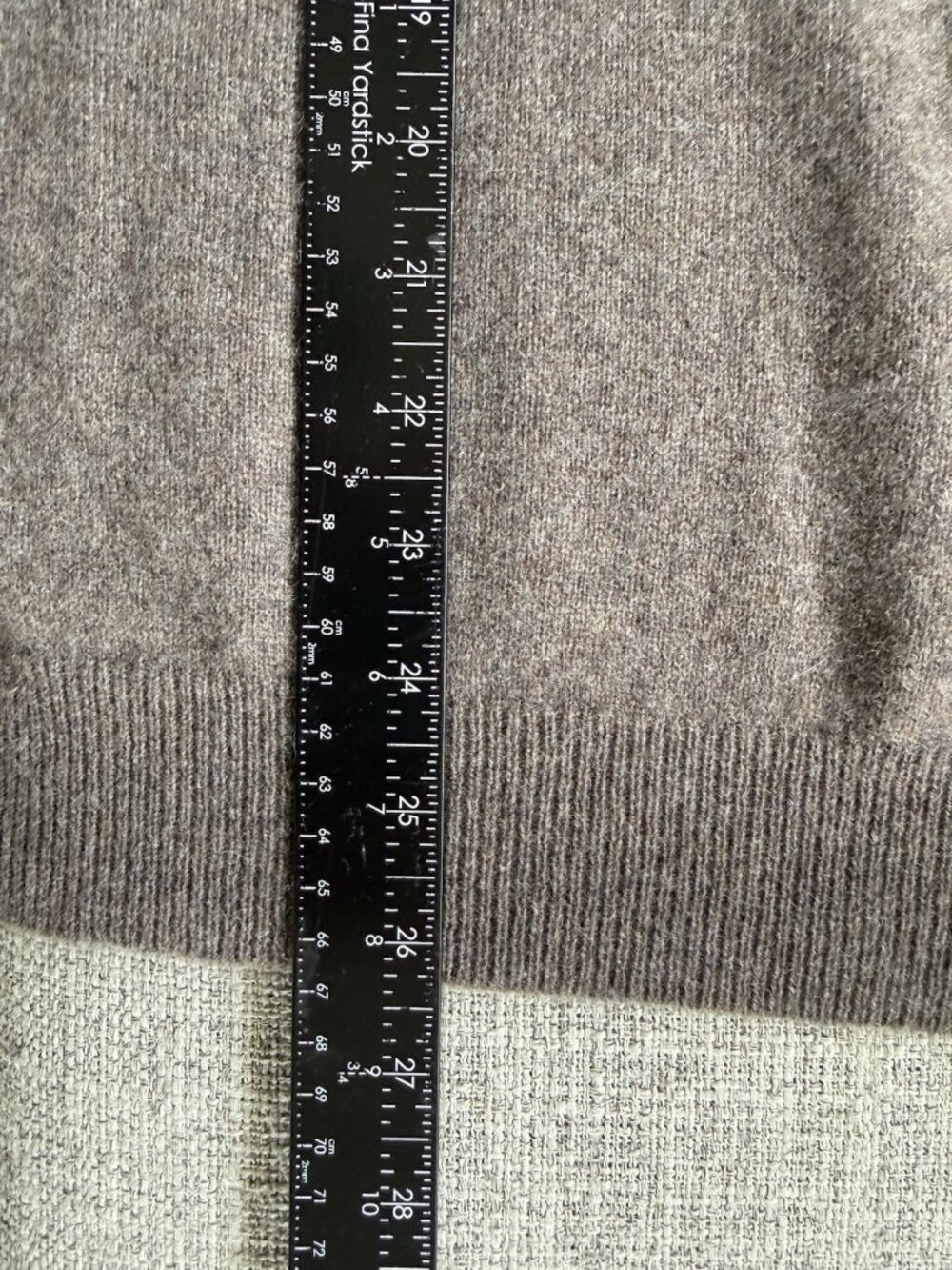 Charter Club Cashmere Luxury Turtleneck Sweater Womens XL Taupe Classic - Picture 8 of 8